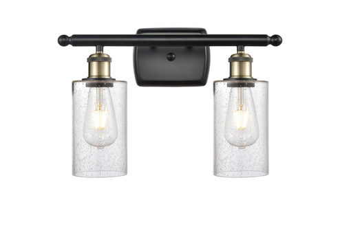 Ballston Two Light Bath Vanity in Black Antique Brass (405|5162WBABG804)