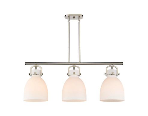 Downtown Urban Three Light Island Pendant in Satin Nickel (405|4103ISNG41210WH)