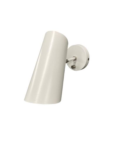 Logan LED Wall Sconce in White/Satin Nickel (30|L325WTSN)