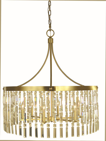 Holly Six Light Chandelier in Brushed Brass (8|5756BR)