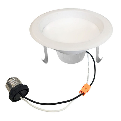 Recessed Downlight in White Round - Smooth Trim - Regressed (427|773110)