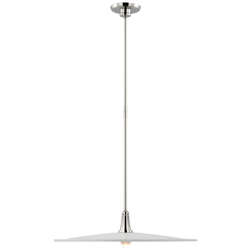 Truesdell LED Pendant in Polished Nickel (268|TOB5492PNWHT)