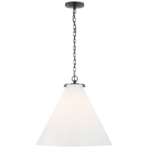 Katie Conical LED Pendant in Bronze (268|TOB5227BZG6WG)