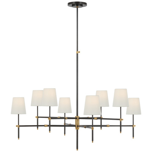 Bryant LED Chandelier in Bronze and Hand-Rubbed Antique Brass (268|TOB5197BZHABL)