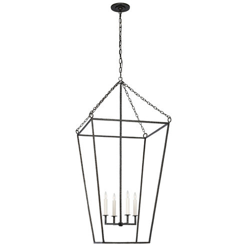 Malloy LED Lantern in Aged Iron (268|MF5104AI)