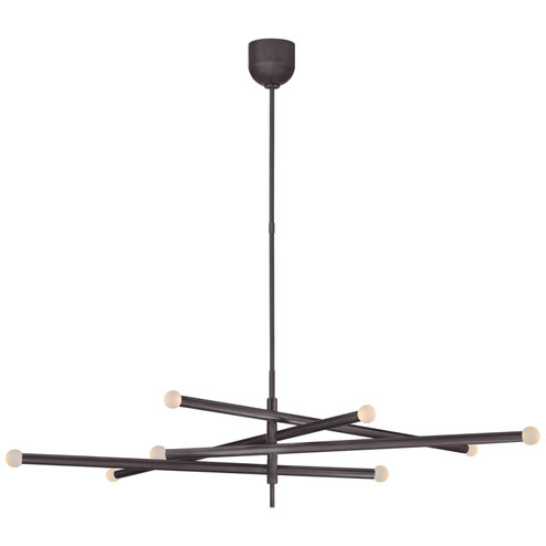 Rousseau LED Chandelier in Bronze (268|KW5589BZECG)