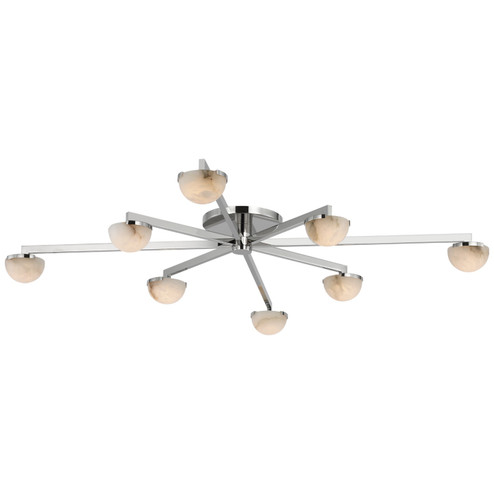 Pedra LED Flush Mount in Polished Nickel (268|KW4623PNALB)