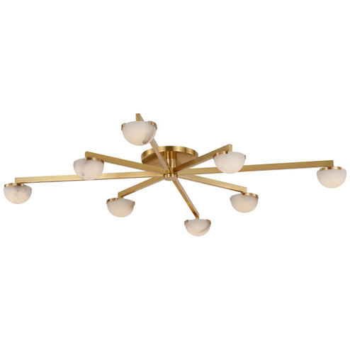 Pedra LED Flush Mount in Antique-Burnished Brass (268|KW4623ABALB)