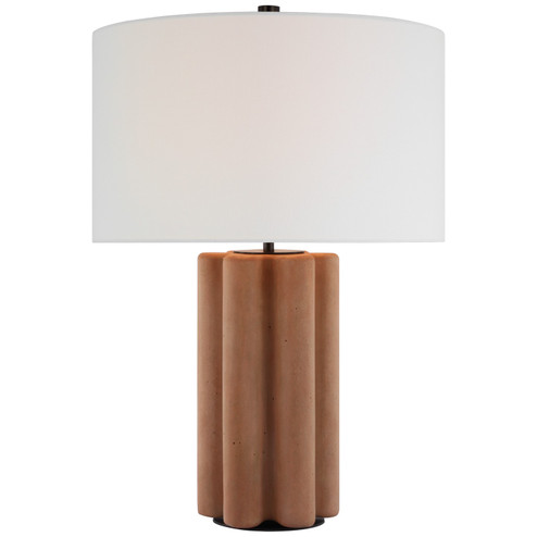 Vellig LED Table Lamp in Terracotta Stained Concrete (268|KW3214TCTL)