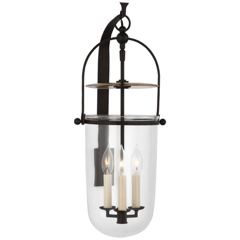 Lorford Three Light Wall Mount in Aged Iron (268|CHD2270AICG)