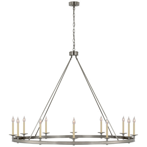 Launceton LED Chandelier in Antique Nickel (268|CHC5615AN)