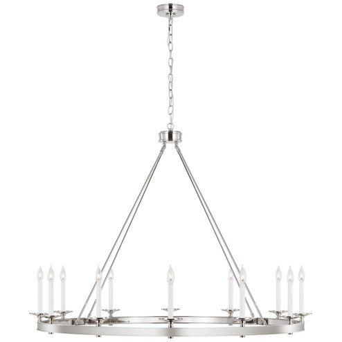 Launceton LED Chandelier in Polished Nickel (268|CHC5614PN)