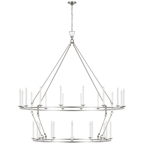 Darlana Ring LED Chandelier in Polished Nickel (268|CHC5278PN)