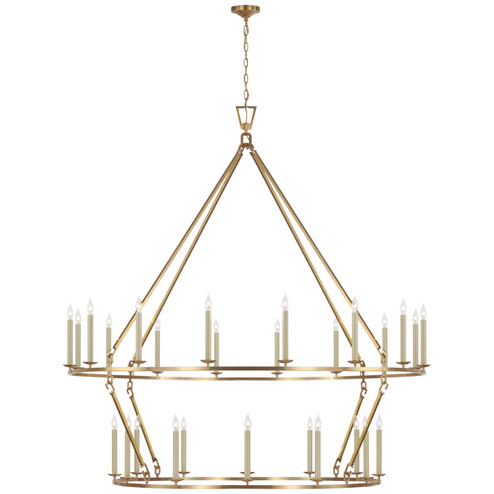 Darlana Ring LED Chandelier in Antique-Burnished Brass (268|CHC5278AB)
