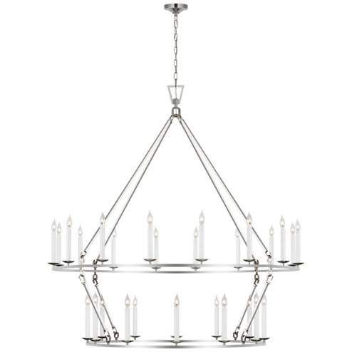 Darlana Ring LED Chandelier in Polished Nickel (268|CHC5277PN)