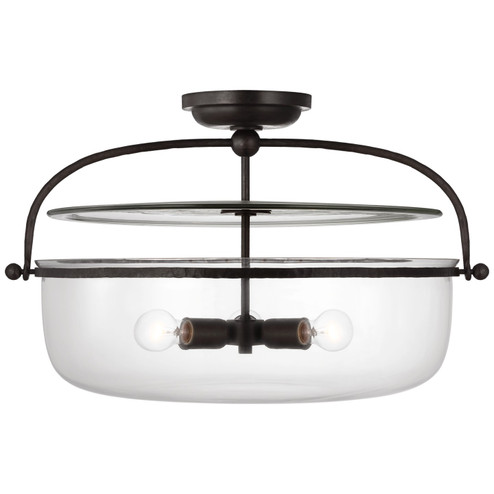 Lorford LED Semi-Flush Mount in Aged Iron (268|CHC4272AICG)