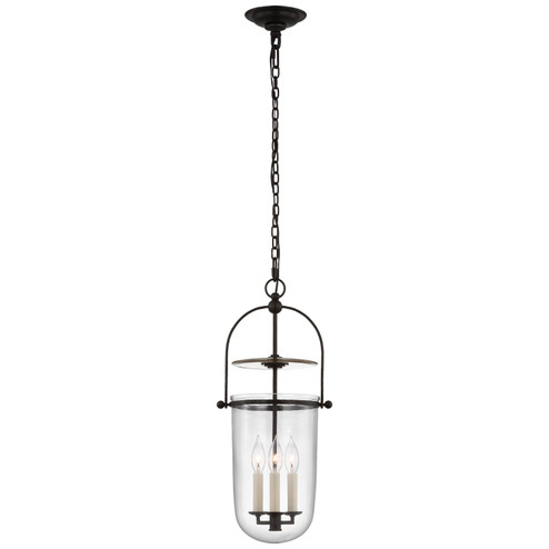 Lorford Three Light Lantern in Aged Iron (268|CHC2298AICG)