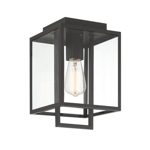 Preston One Light Wall Lantern in Matte Black (43|D297MFMMB)