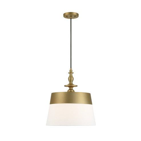 Ava One Light Pendant in Brushed Gold (43|D281M16PBG)