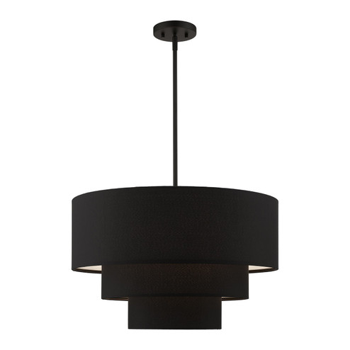 Bainbridge Four Light Pendant Chandelier in Black (107|5027404)
