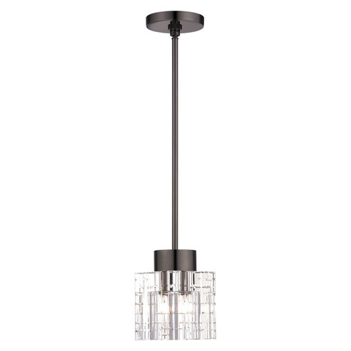 Rotterdam One Light Semi-Flush Mount in Black Chrome (107|4618146)