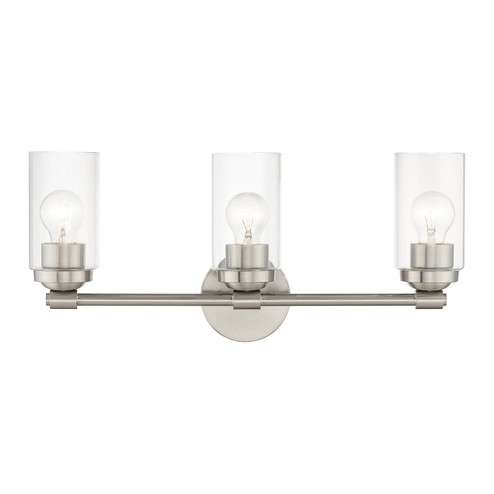 Whittier Three Light Vanity Sconce in Brushed Nickel (107|1808391)