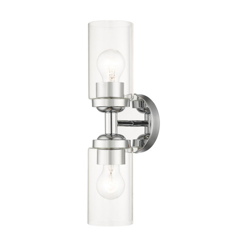 Whittier Two Light Vanity Sconce in Polished Chrome (107|1808205)