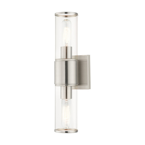 Quincy Two Light Vanity Sconce in Brushed Nickel (107|1714291)