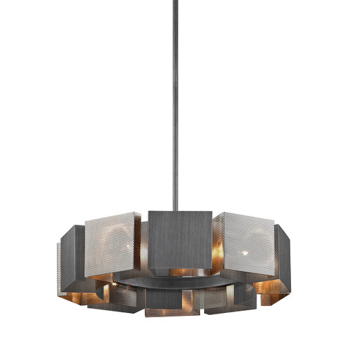 Impression Ten Light Chandelier in Graphite (67|F6045GRABN)