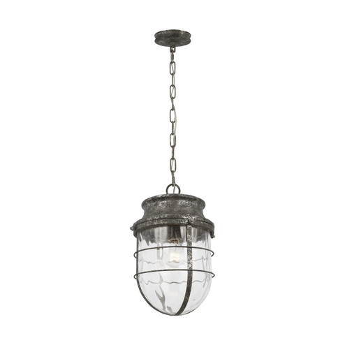 PARSON One Light Pendant in Distressed Silver Leaf (1|P1500DSL)