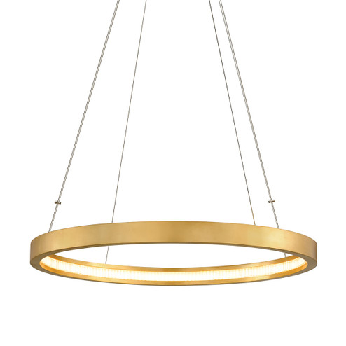 Jasmine LED Chandelier in Gold Leaf (68|28442GL)