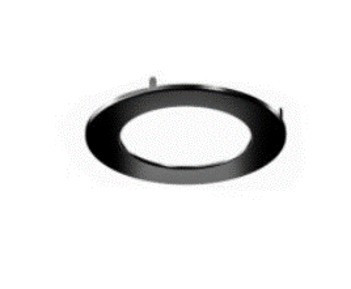 Brio Round Clip On Trim in Black (303|BRD6TRIMRDBK)
