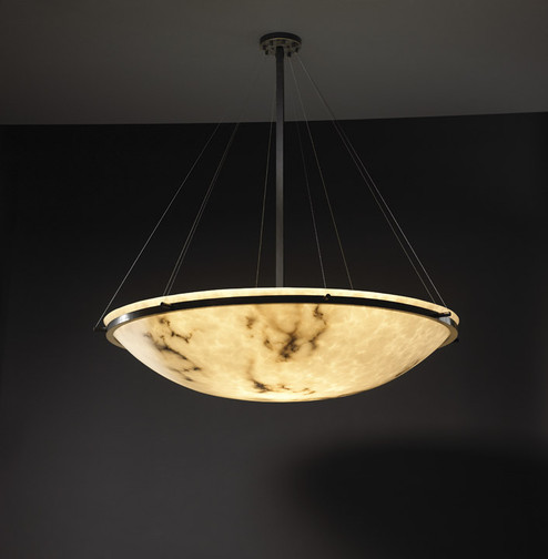 LumenAria Eight Light Pendant in Dark Bronze (102|FAL969735DBRZ)