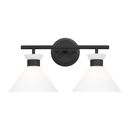 Belcarra Two Light Bath in Midnight Black (454|DJV1012MBK)