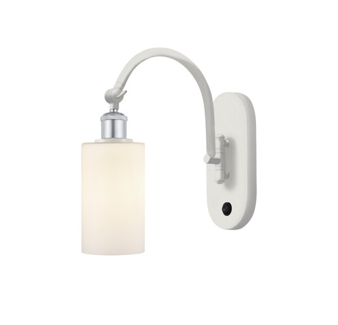 Ballston One Light Wall Sconce in White Polished Chrome (405|5181WWPCG801)