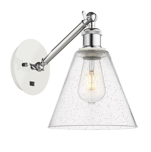 Ballston LED Wall Sconce in White Polished Chrome (405|3171WWPCGBC84LED)