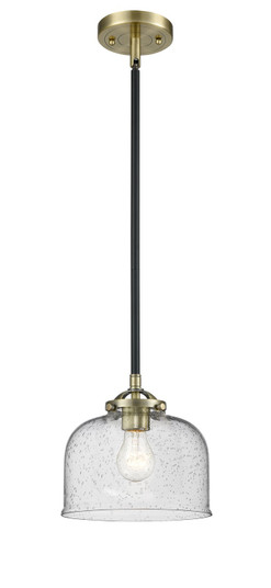 Nouveau LED Mini Pendant in Black Antique Brass (405|2841SBABG74LED) Nouveau LED Mini Pendant in Black Antique Brass (405|2841SBABG74LED)