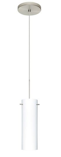 Copa One Light Pendant in Satin Nickel (74|1XT493007LEDSN)