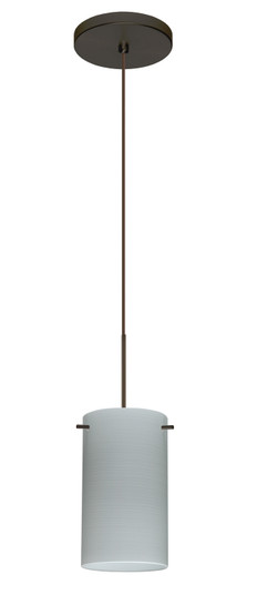 Stilo One Light Pendant in Bronze (74|1XT4404KRLEDBR)