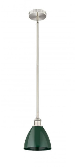 Edison One Light Mini Pendant in Brushed Satin Nickel (405|6161SSNMBD75GR)