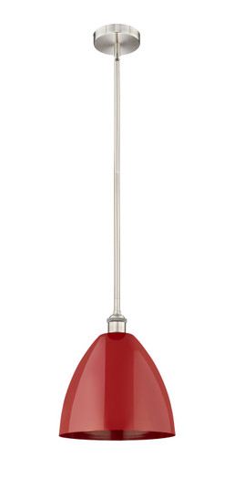 Edison One Light Mini Pendant in Brushed Satin Nickel (405|6161SSNMBD12RD)