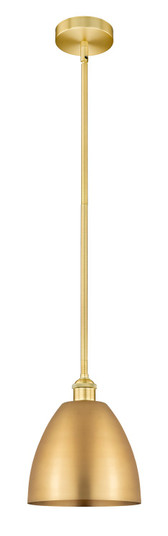 Edison One Light Mini Pendant in Satin Gold (405|6161SSGMBD9SG)