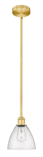 Edison One Light Mini Pendant in Satin Gold (405|6161SSGGBD754)