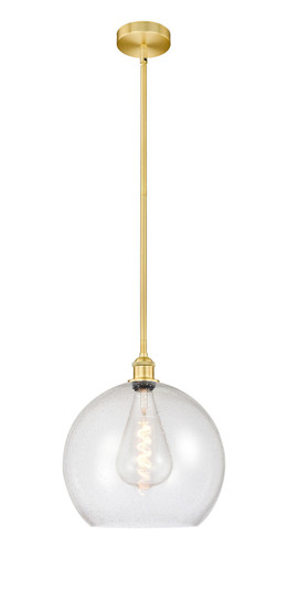 Edison One Light Pendant in Satin Gold (405|6161SSGG12414)
