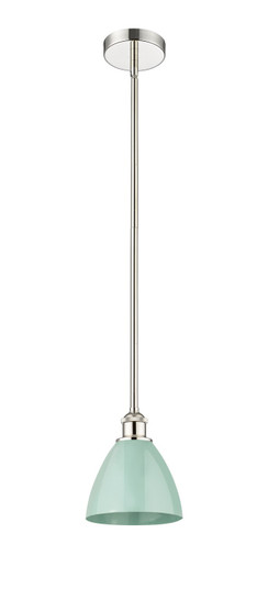 Edison One Light Mini Pendant in Polished Nickel (405|6161SPNMBD75SF)