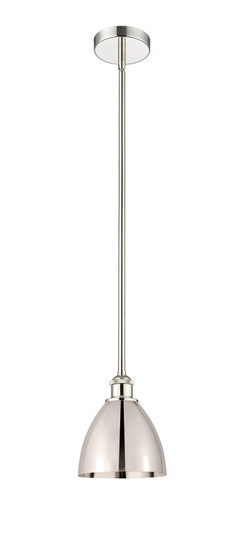Edison One Light Mini Pendant in Polished Nickel (405|6161SPNMBD75PN)