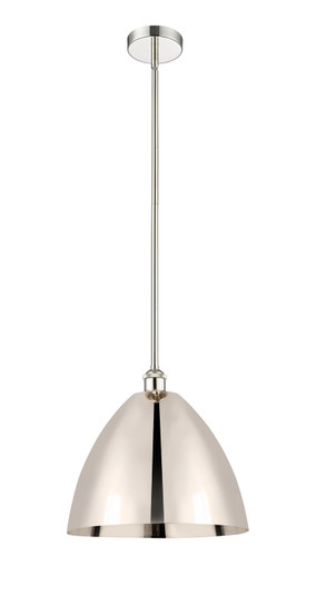 Edison One Light Mini Pendant in Polished Nickel (405|6161SPNMBD16PN)