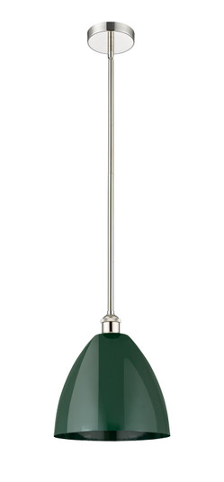 Edison One Light Mini Pendant in Polished Nickel (405|6161SPNMBD12GR)