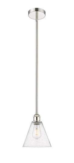 Edison One Light Mini Pendant in Polished Nickel (405|6161SPNGBC84)