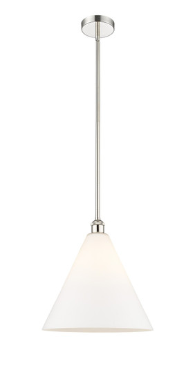 Edison One Light Pendant in Polished Nickel (405|6161SPNGBC161)
